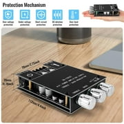 Home HiFi Stereo Amplifier, Portable Dual Channel Surround Sound HiFi Stereo Audio Receiver, Mini Digital HiFi Bass Audio Subwoofer Amp, Stereo AMP Speaker for Home, Car
