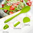 thumbnail image 5 of 4 count  Spoons for Cooking, 10.6'' Large Mixing Spoon for Cooking Heat Resistant Basting Spoon Serving Spoon, Non Stick Kitchen Utensil Spoons Set for Stirring, Mixing and Serving, 5 of 7