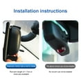 thumbnail image 3 of ziyahi Car-interior Universal Car Rearview Mirror Clip 360 Degrees Rotary Mobile Phone Holder Automobile Bracket Support Mount Type 3, 3 of 5