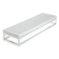 thumbnail image 2 of HUBERT Chrome Display Riser with White Top - 3 1/5"H, 2 of 7