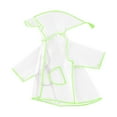 thumbnail image 1 of Wxirdiow Ponchos Imperméable Enfants de Pluie Imperméables pour Enfants Manteaux de Pluie Veste Réutilisable avec Capuchon pour Garçons Filles Randonnée Camping Plein Air Vert Taille, 3-4 Ans, 1 of 4