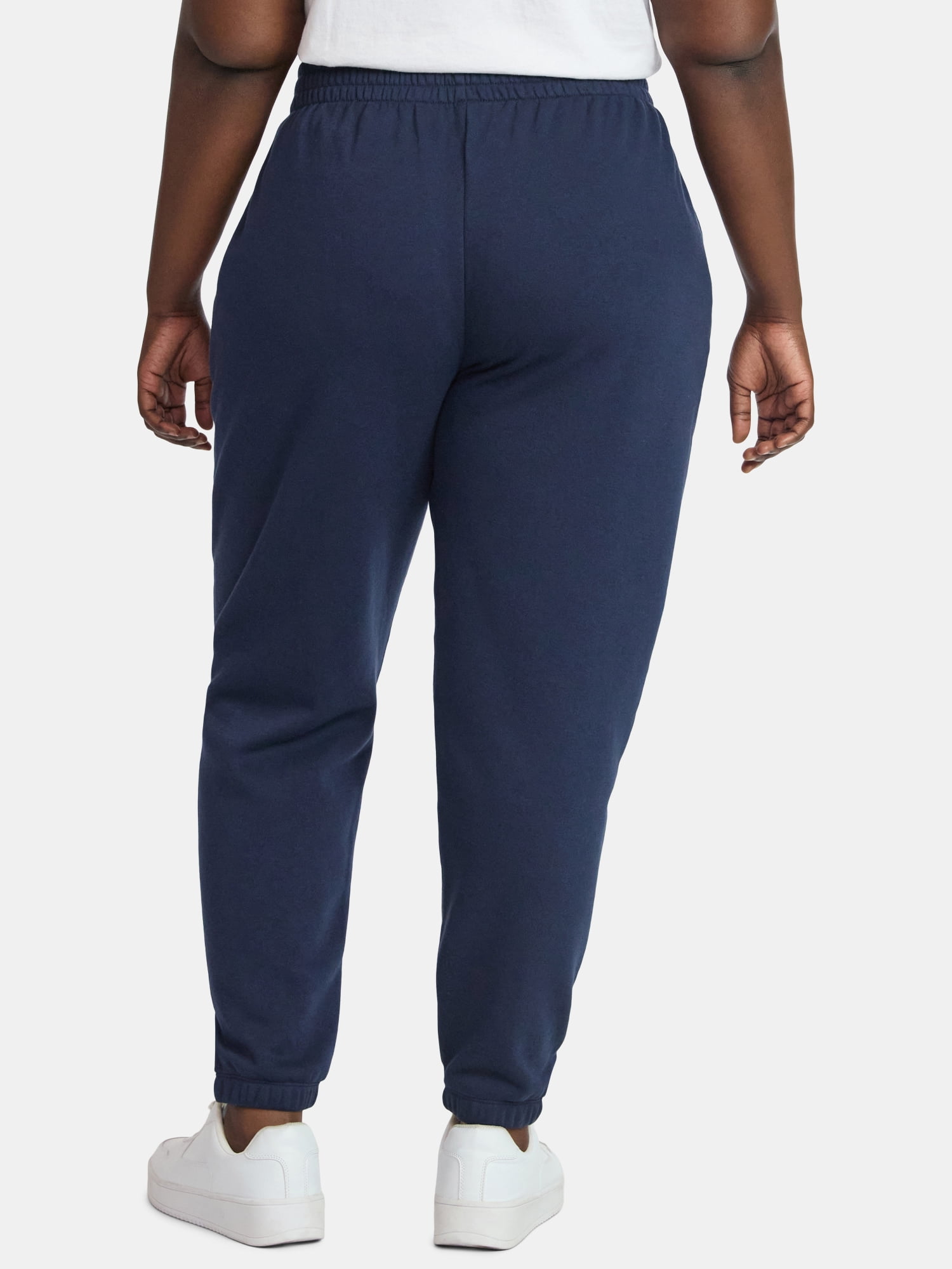 Terra & Sky Women's Plus Fleece Jogger Sweatpants, Size 0X-5X