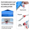 thumbnail image 6 of CROWN SHADES Canopy Tent 10x10 Pop Up Canopy Outdoor Shade with Pockets Sidewall, Easy Up Sun Shelter with One Person Set Up Center Lock White, 6 of 7