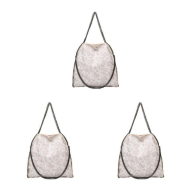 kurtrusly Functional And Beautiful Bags To Organize Life Classic And Timeless Shoulder Bag white 3Set