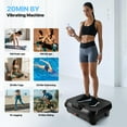 thumbnail image 4 of Máquina de ejercicios Elefor Vibration Plate con 99 velocidades y control remoto, 4 of 7