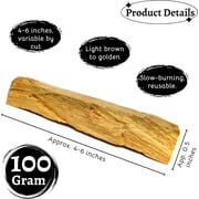 Palo Santo Sticks – Natural Incense Sticks for Aromatherapy, Relaxation & Home Fragrance (100 Grams)