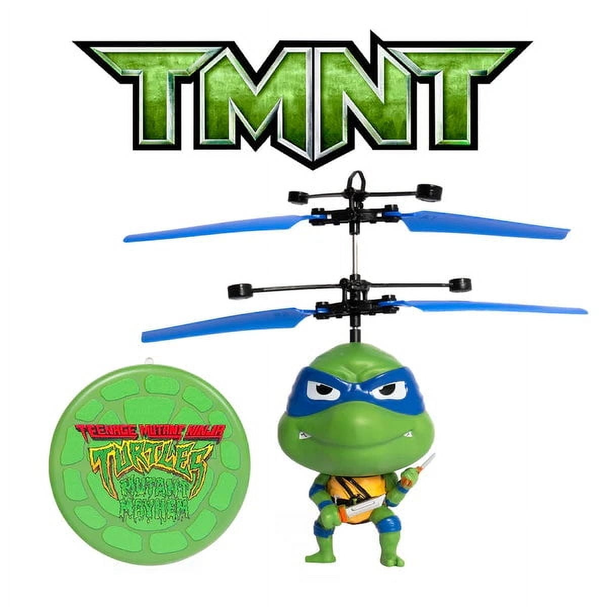 World Tech Toys TMNT Licensed Leonardo Flying Action Figure Big Head ...