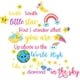 thumbnail image 1 of Pegatinas de pared con dibujos de estrellas y luna, para baby shower, fiestas, citas, decoración de pared para guardería, Twinkle Little Star Rhmye, vinilo decorativo de pared, 1 of 7