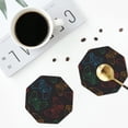 thumbnail image 5 of Disketp Gamepad Joystick Game Funny Coasters,4 Pcs Leather Coasters With Holder, Perfect Housewarming Hostess Gifts,Protect Furniture From Water Marks Scratch, 5 of 9