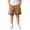 Coffee, variant on Shorts for Boys Striped Print Shorts Color Block Design Pocket Elastic Waist Pattern Printed Loose Fit Pants Coffee 6 Months-12 Months