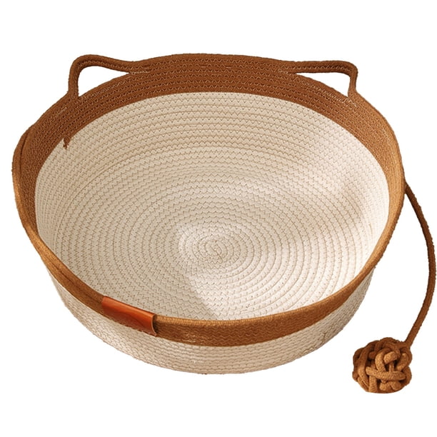 Mom's Best Cama refrescante de cuerda de algodón para gatos y perros, colchón refrescante y transpirable para dormir, 35 x 28 x 18 cm