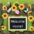 thumbnail image 5 of MINKUROW Artificial Sunflower String Lights 20 LED 6.5 Feet Sunflower Home Decor Sunflower Battery Operated String Fairy Lights for Indoor ,Warm White, 5 of 5