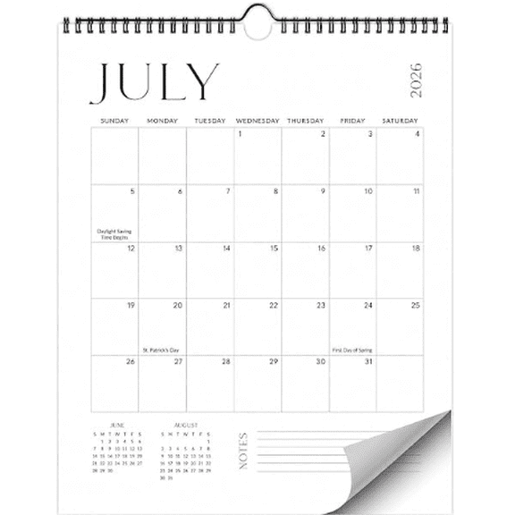 SABEITI 2026-2027 Wall Calendar, Large 14.5" X 11.5" Office Wall Calendar for Easy Organizing