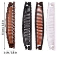 thumbnail image 2 of Banana Hair Clips, Casewin 3 Pack Vintage Clincher Combs Tool for Women,Vintage Large Bananas Hair Clip for Thick Fine Hair Banana Combs Barrettes, 2 of 6