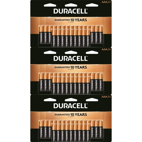 Duracell Coppertop AAA Alkaline 1.5V Batteries Exp. 2028, 72 Pack