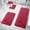 New--Red, variant on Popular Picks,Bathroom Rug Set Of 4Memory Foam Bath Mat Toilet Mat Soft Absorbent Thick Rug Non-Slip Backing Washable