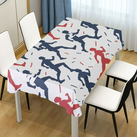 

Ryvnso Runing Rectangle Table Cloth Tablecover Dinning Tablecloth 60 x90