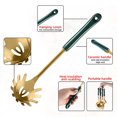 thumbnail image 4 of Juego de utensilios de cocina dorados de 2 piezas, juego de utensilios de cocina de acero inoxidable con aspecto vintage, fácil de limpiar, regalo perfecto., 4 of 5