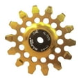 thumbnail image 4 of Poulie de Dérailleur Arrière de Vélo Accessoire de Cyclisme Pièces de Guide Rouleau 14T Or, 4 of 8