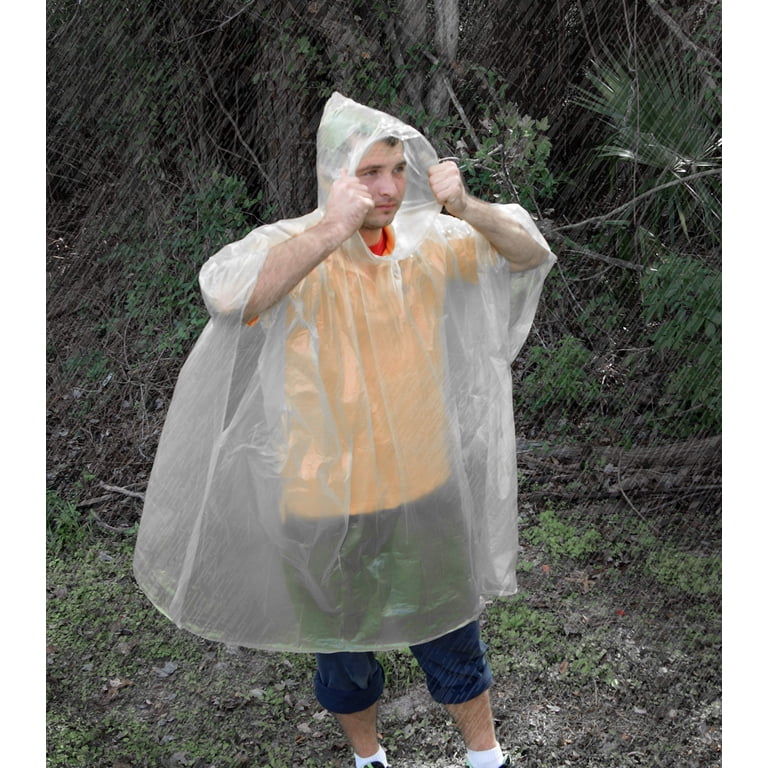 Ultimate Survival Technologies Emergency Poncho Clear - Walmart.com