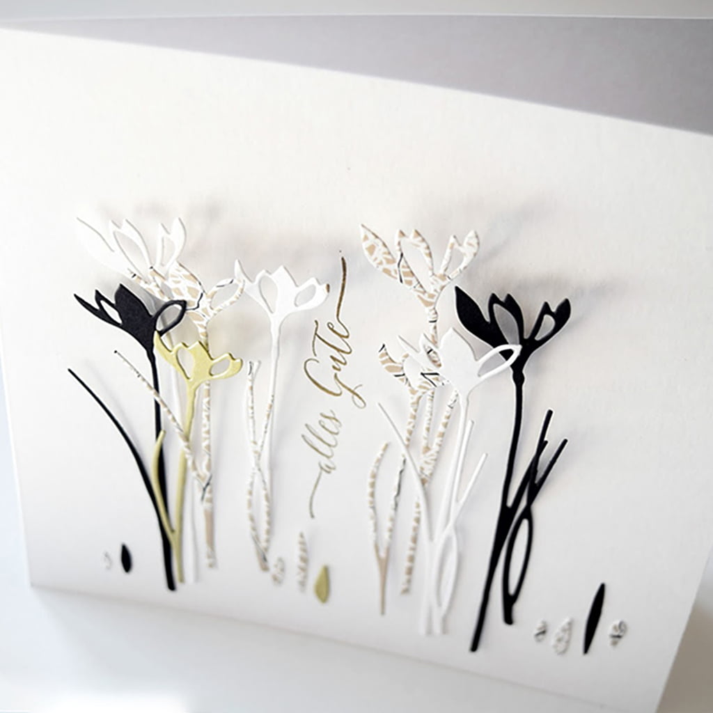 Flower Cutting Dies Stencil DIY Scrapbooking Album Stamp Paper Card Craft 