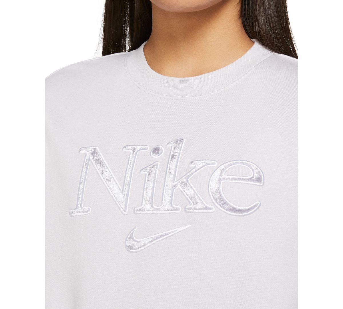 Nike Womens Sportswear Femme Logo Fleece Sweatshirt - Walmart.com