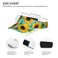 thumbnail image 4 of Bingfone Adjustable Empty Top Sun Visor For Women And Men-Sunflowers With Green Leaves, 4 of 8