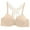 Beige, variant on Sokhug Bras for Women Printing Gathered Together Large Size Daily Underwear