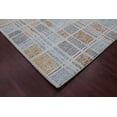 thumbnail image 3 of Amer Rug VEC390203 2 x 3 ft. Vector Modern Hand-Tufted Rug, Aqua, 3 of 5