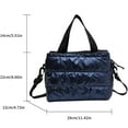 thumbnail image 6 of CoCopeaunt Puffer Tote Bag for Women Quilted Puffy Handbag Lightweight Winter Down Cotton Padded Shoulder Bag Down Padding, 6 of 6