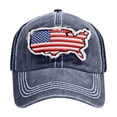 thumbnail image 2 of ZVNAΖH Unisex Baseball Caps for Adults 4th of July Baseball Cap Patriotic American Flag Baseball Hats, 2 of 2