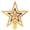 Golden, variant on Gymnture christmas Golden Christmas Tree Topper Star Decoration