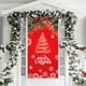 thumbnail image 4 of Decoraciones de Navidad Interior 35 X 71 Pulgadas Marco de Puerta de Navidad - Patrón de Santa Claus - Decoración de Puerta de Navidad - Decoración de Fiesta Del Festival, 4 of 6