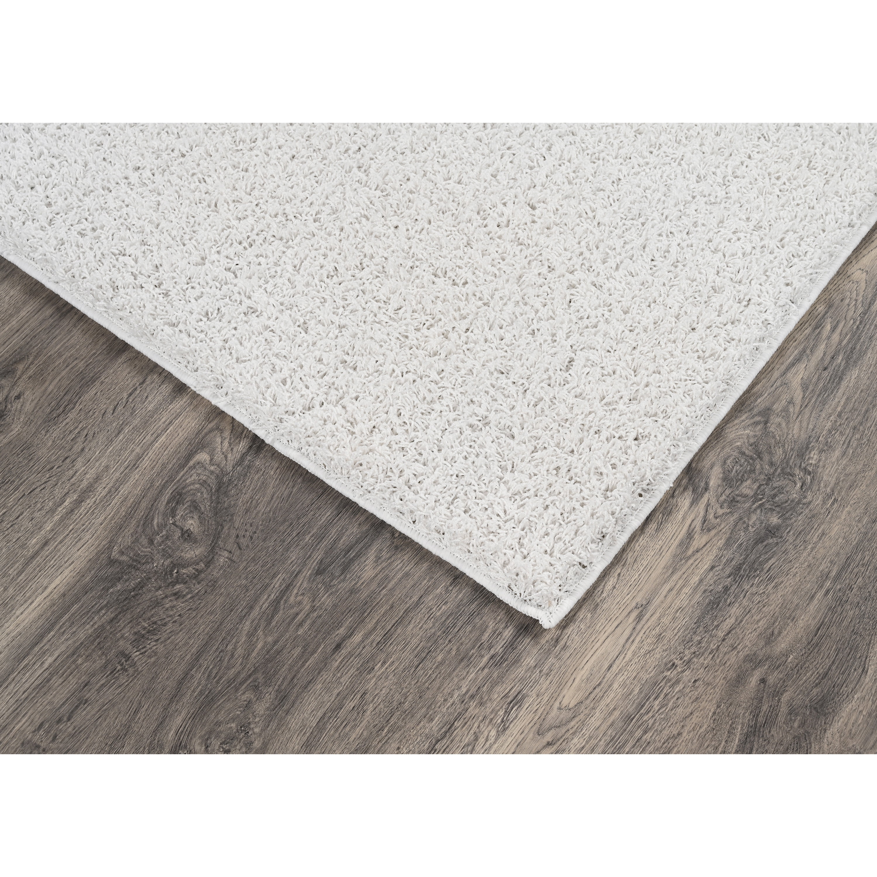 Garland Rug Southpointe Shag White Indoor Area Rug, 5' x 7'