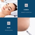 thumbnail image 4 of Eyebrow Tweezers Handle Shaped Angled Tweezers Flat Tip Hair Plucker-Set of 3, 4 of 4