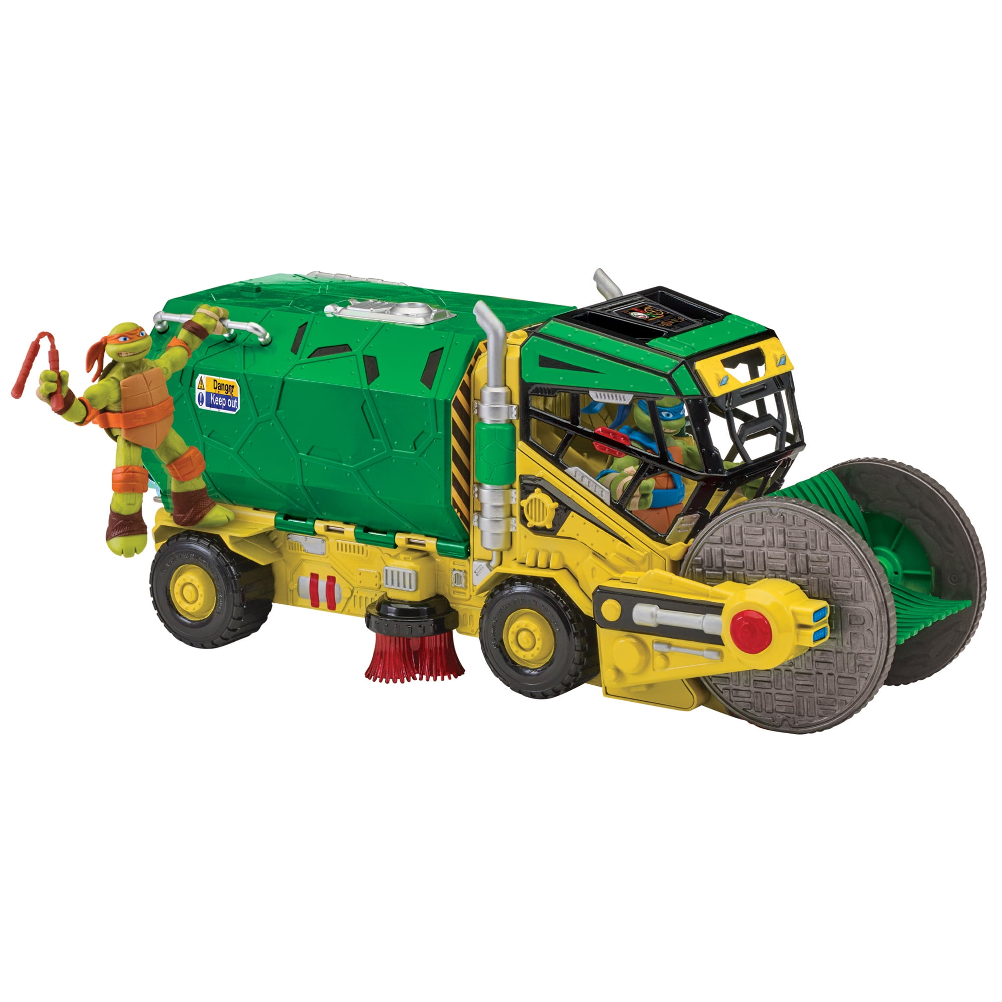 teenage mutant ninja turtles micro mutant sweeper ops deluxe vehicle to playset