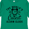 thumbnail image 4 of Inktastic The Worlds Cutest Alarm Clock Boys or Girls Long Sleeve Toddler T-Shirt, 4 of 5