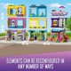 thumbnail image 3 of LEGO Friends Main Street Building 41704; Building Kit Birthday Gift for Kids Aged 8+ with 8Â Characters and 4 Animal Figures for Hours of Imaginative Role Play (1,682 Pieces) LEGO -, 3 of 5