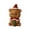 D, variant on Gardjoe 5 Piece Christmas Resin Figurine Gift Box Set with Santa Snowman Bear Reindeer and Tree for Holiday Tabletop Shelf and Tree Display