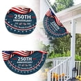 thumbnail image 2 of 2Pcs Personalized Fan Flag America's 250th Anniversary Banner 3x6 ft 1776 2026 Anniversary Bunting Outdoor Hanging Decor with Grommets for Porch Yard, Red 17.7"x35.8", 2 of 6