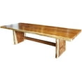 thumbnail image 3 of Suar Live Edge Solid Slab Dining Table, 138 inch, 3 of 4