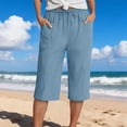 thumbnail image 4 of TRUBKH Shorts for Women Flowy Shorts Golf Shorts Basketball Active Shorts Boho Pull-on Shorts Moisture Wicking with Lace Up Summer Trendy Wide Leg Shorts Womens Athletic Shorts Blue 5XL, 4 of 9