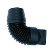 B & K 0474AA 4 in. Expandable Downspout Adapter Black