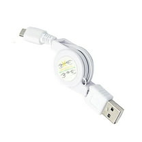 HomeLife Retractable Micro USB A to USB 2.0 B Male Cable Sync Data Charger for Android