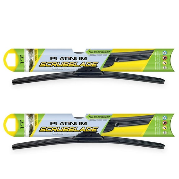 For Studebaker Commander Jeep Wrangler Scrubblade Platinum Wiper Blade Set - BuyAutoParts