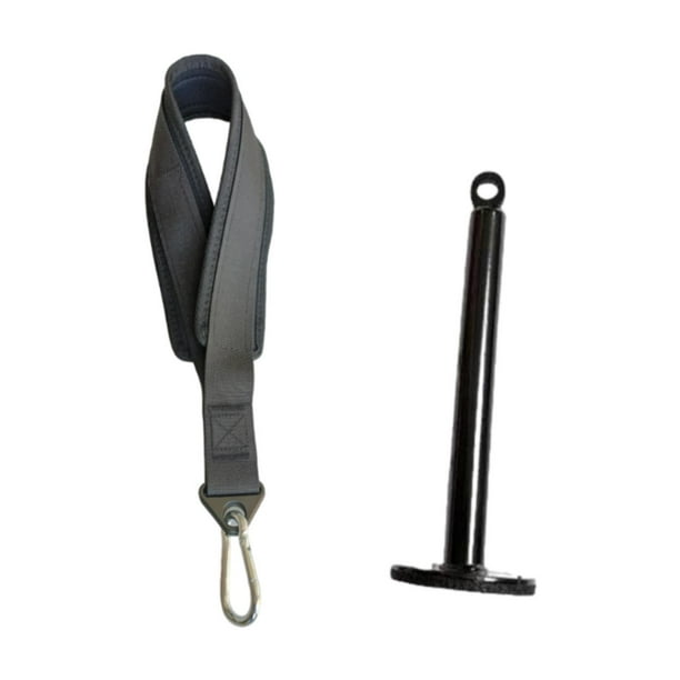 Cinturón de entrenamiento para prensa de brazos, entrenamiento de fuerza de brazos, accesorio para máquina de cable, entrenador de muñeca y antebrazo Negro