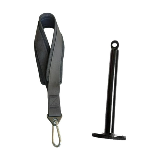 Cinturón de entrenamiento para prensa de brazos, entrenamiento de fuerza de brazos, accesorio para máquina de cable, entrenador de muñeca y antebrazo Negro