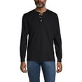 thumbnail image 2 of Lands' End Men's Super-T Long Sleeve Henley Shirt, 2 of 3