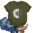 thumbnail image 3 of outfmvch t shirts for women summer t shirt plus size loose girl short sleeve graphic casual tees womens tops army green, 3 of 6