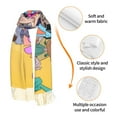 thumbnail image 3 of Animated Tiny Toons Looniversity Fringed Scarf Wrap Long Soft Winter Warm Tassel Scarf Neck Head Shawl Scarf, 3 of 8